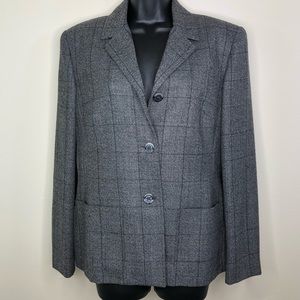 Rena Rowan - Dark Grey Jacket Blazer- Size 10